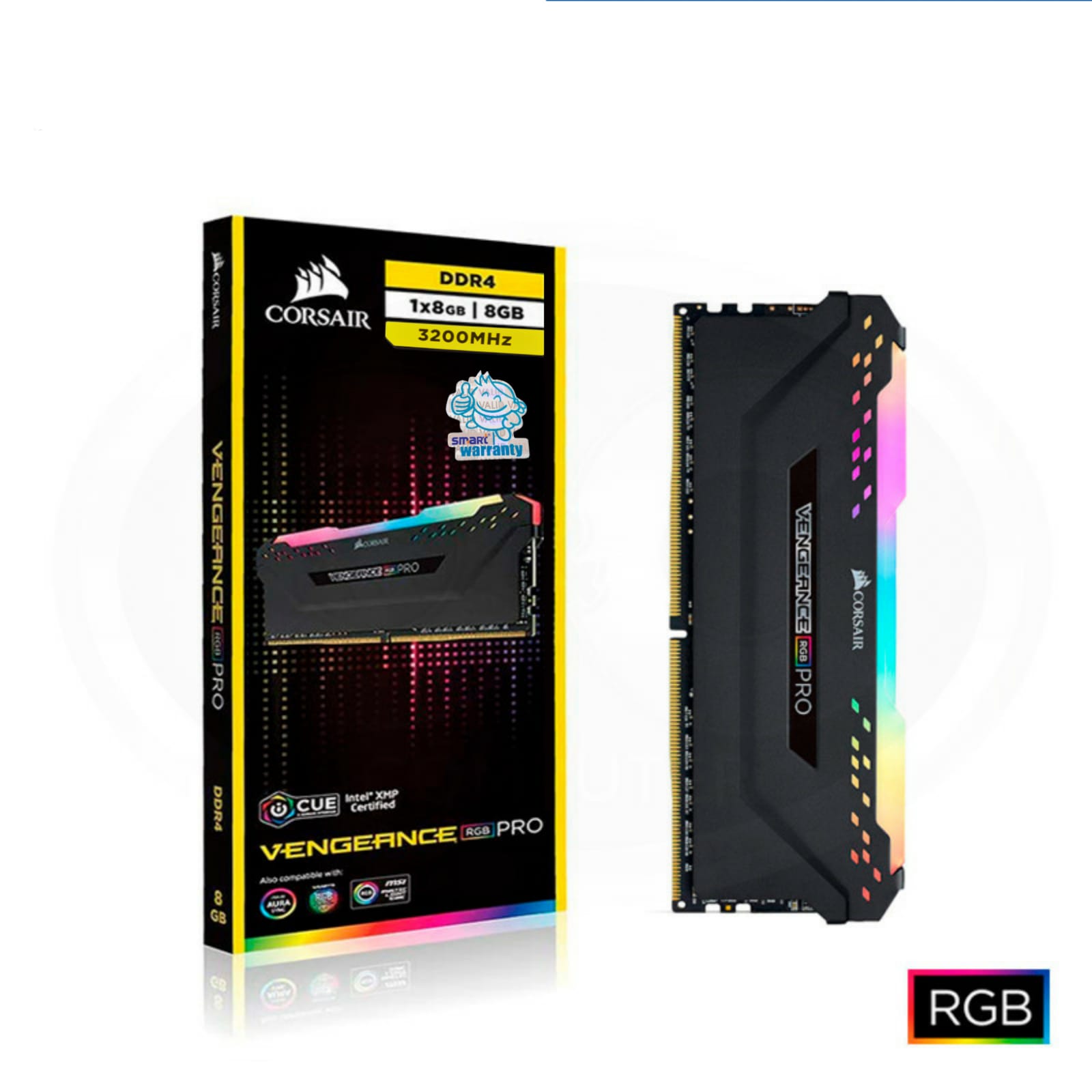 Mémoire RAM - CORSAIR - Vengeance RGB Pro Series DDR4 - 16GB 2x8GB DI