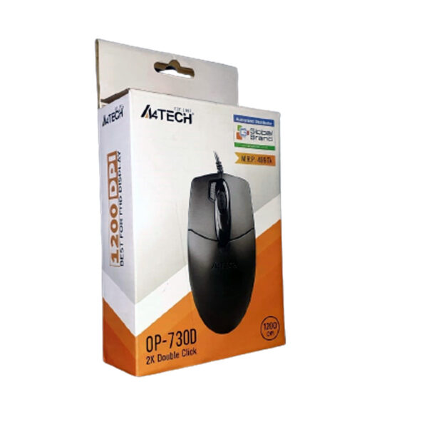 A4TECH OP-730D 2X Click Optical Wired Mouse