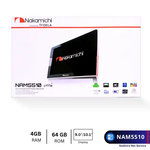 Nakamichi NAM5510 9-inch or 10-inch Android Car Multimedia Player with Wireless Apple CarPlay & Android Auto