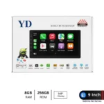 YD 9 Inch Car Android Player with 8GB RAM 256GB ROM