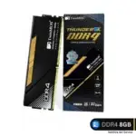TwinMOS Thunder GX 8GB DDR4 3200MHz Desktop RAM with Black & Gold Heatsink