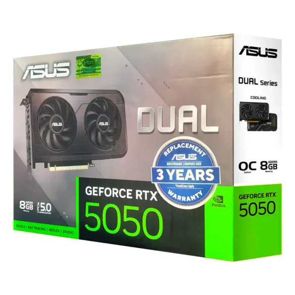 ASUS Dual GeForce RTX 5050 8GB GDDR6 Graphics Card