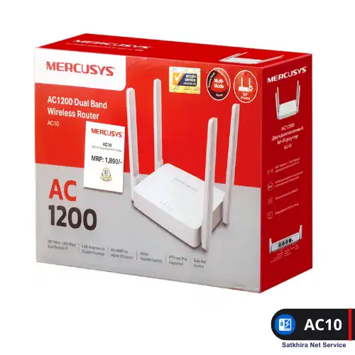 Mercusys AC10 AC1200 WiFi Router