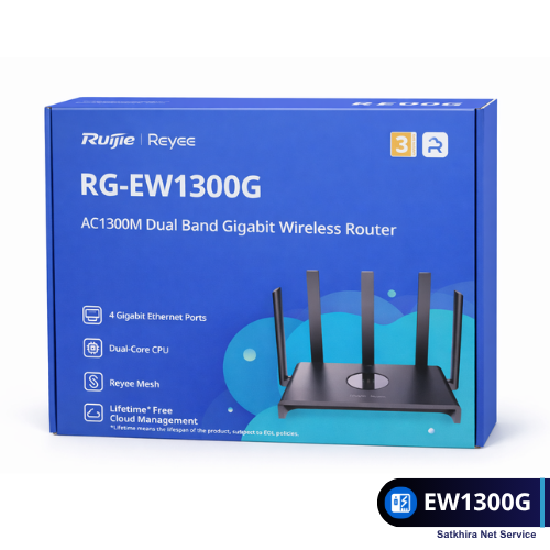 Ruijie RG-EW1300G Router AC1300 Dual Band Gigabit WiFi