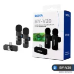 BOYA BY-V20 2.0 Dual Wireless Microphone for USB Type-C Devices